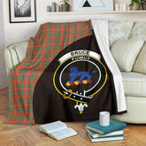 Clan Bruce Ancient Tartan Crest Blanket Wave Style YC88 Clan Bruce Tartan Today